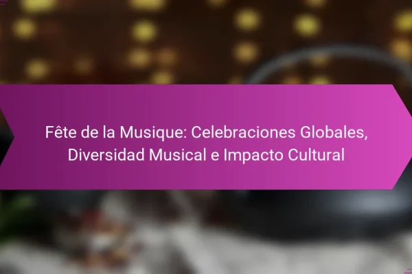 Fête de la Musique: Celebraciones Globales, Diversidad Musical e Impacto Cultural
